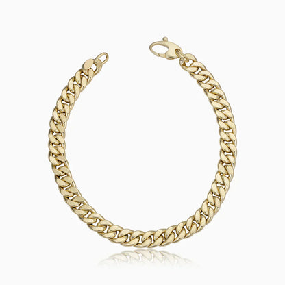 Estate Cuban Armband | Goud