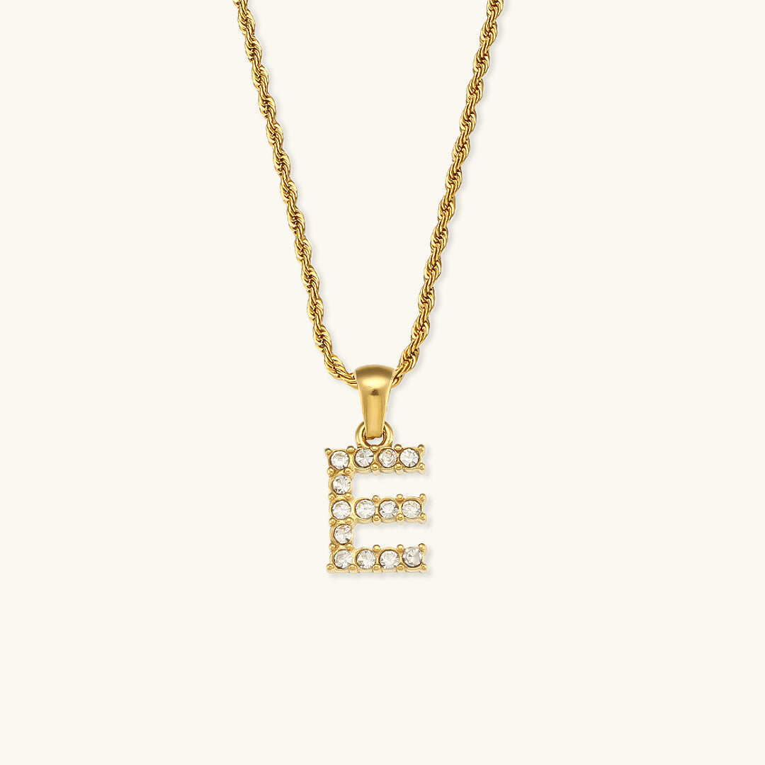 Maeve Letter Initiaal Diamanten Ketting