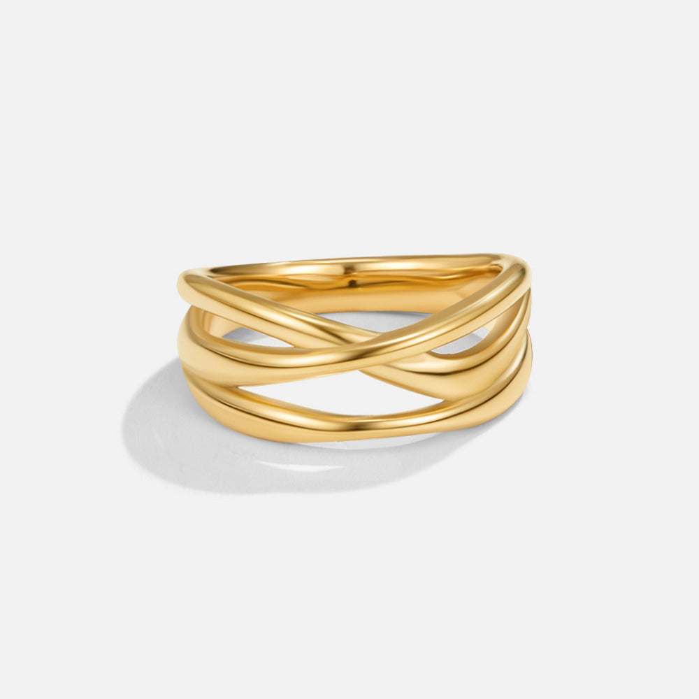 Verweven Maisie Gouden Ring