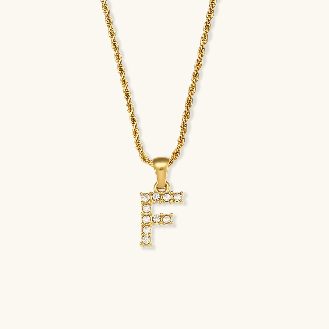 Maeve Letter Initiaal Diamanten Ketting