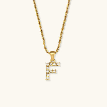 Maeve Letter Initiaal Diamanten Ketting