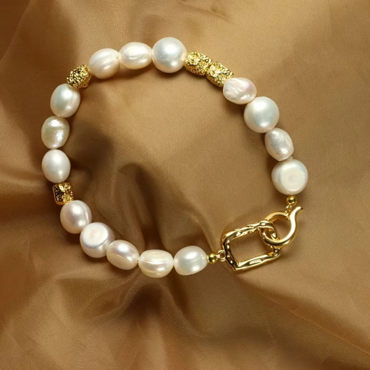 Freshwater Barokke Parel Armband