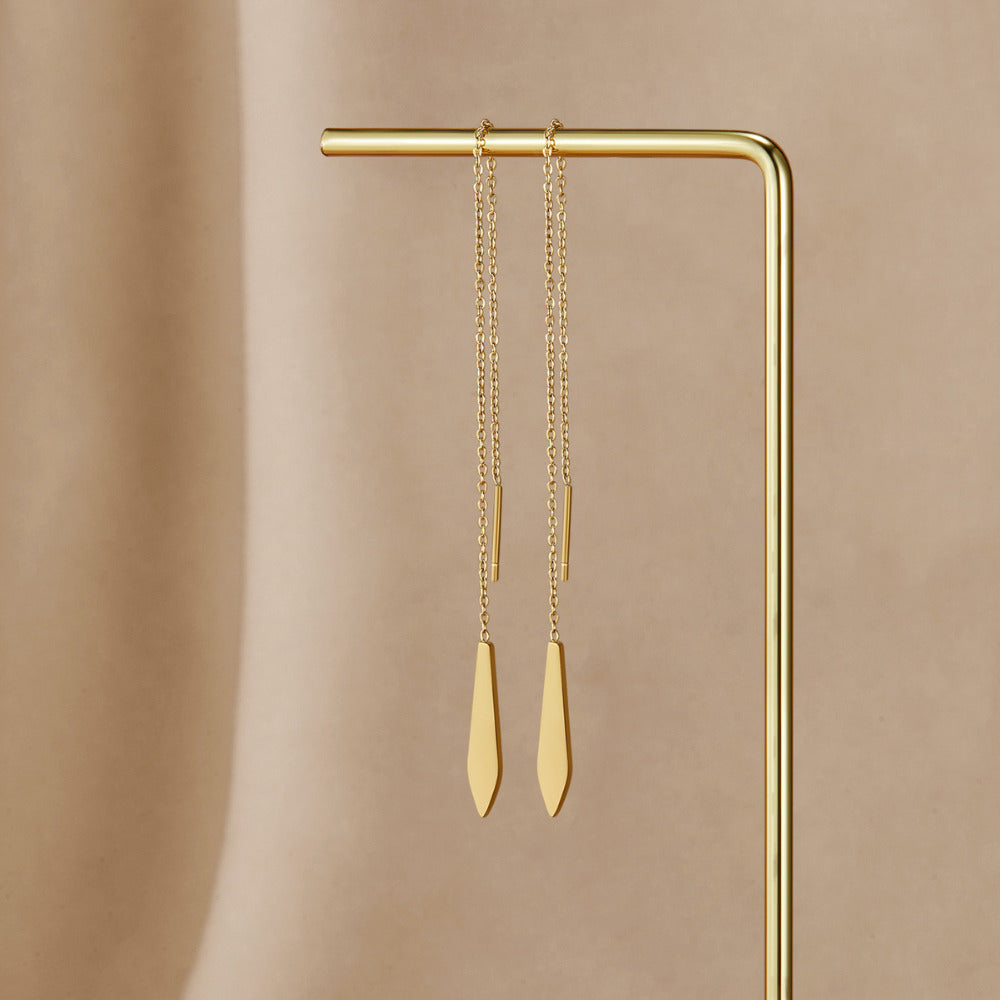 Gouden Dakota Tassel Oorbellen