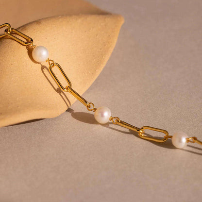 Sophisticated Parel Schakelarmband