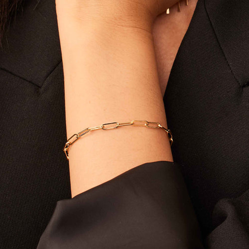 Venice Schakel Armband | Goud