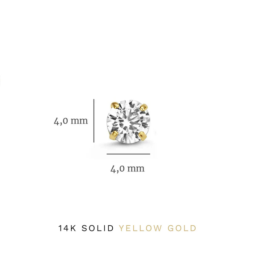 Dara Brillane Steen Oorbellen Set | Goud