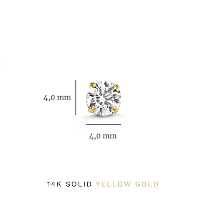 Dara Brillane Steen Oorbellen Set | Goud