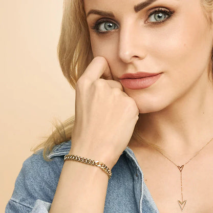 Estate Cuban Armband | Goud