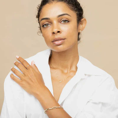 Liefde letter Initiaal Ketting | Goud