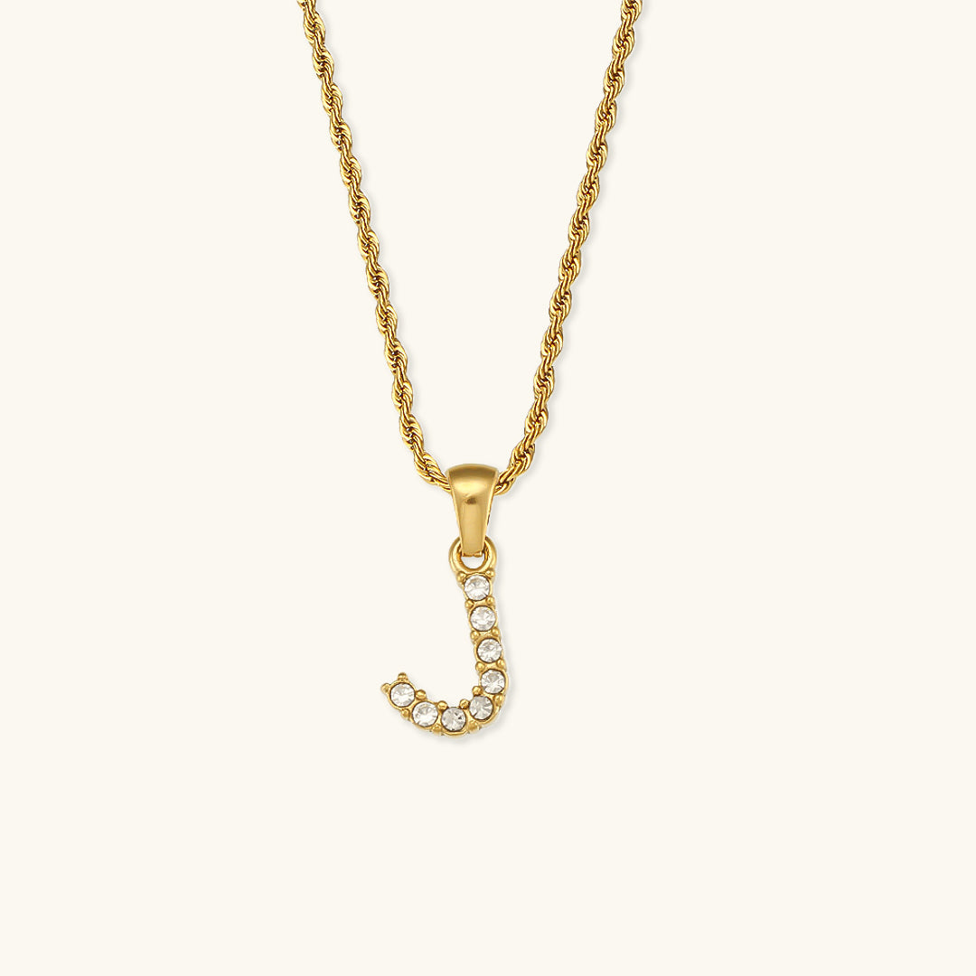 Maeve Letter Initiaal Diamanten Ketting