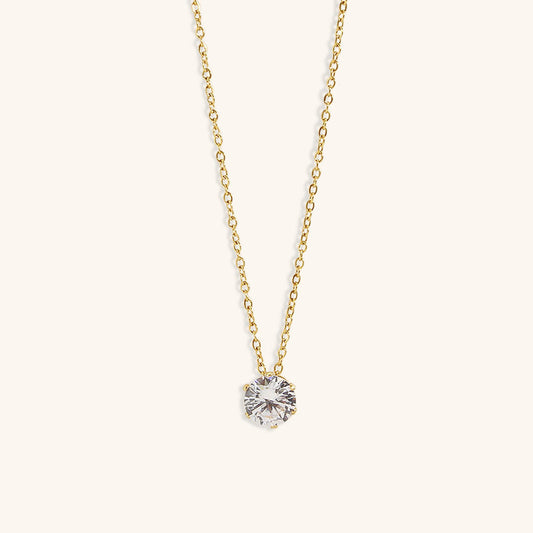 Kyla Solitaire Gouden Ketting