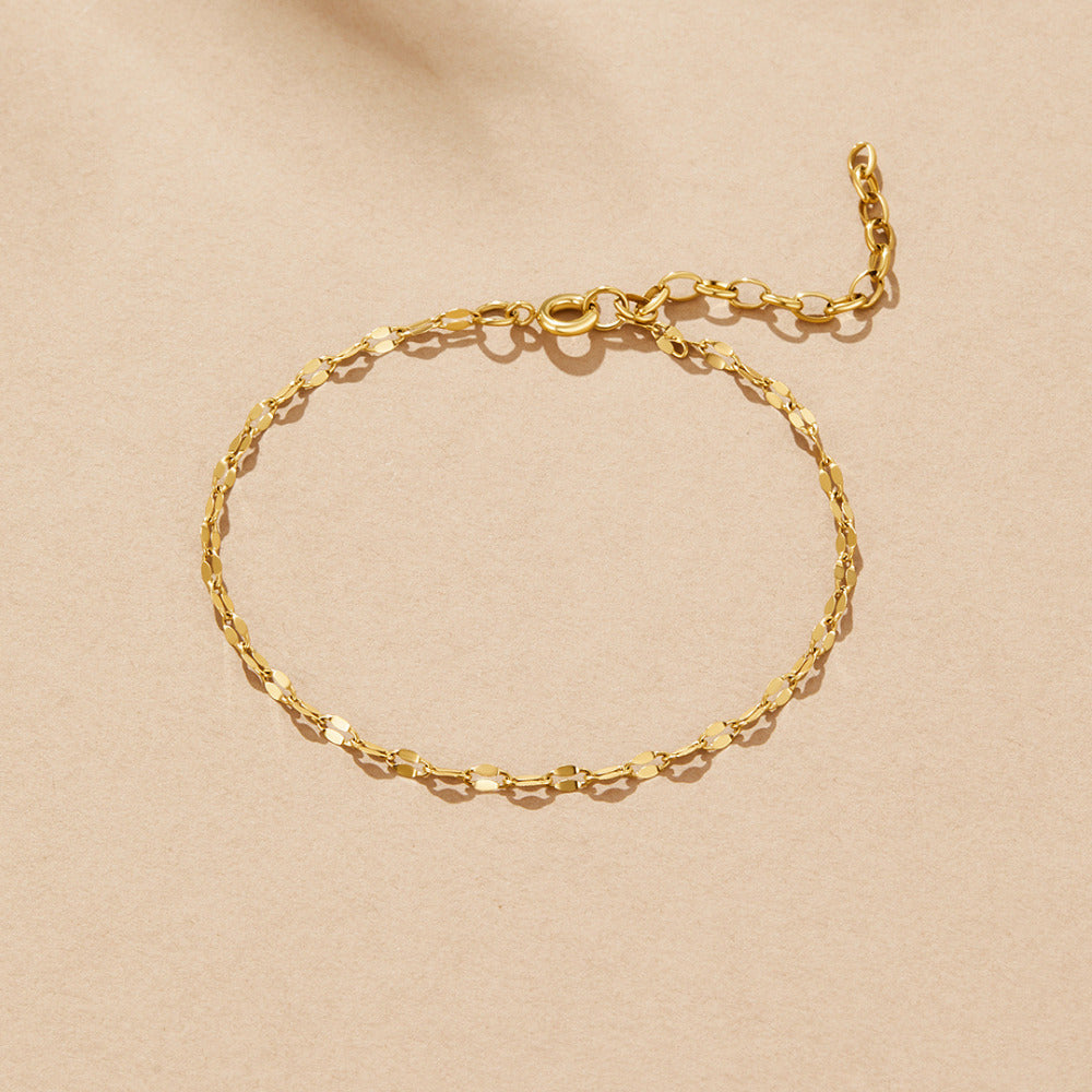 Leila Gouden Kettingarmband