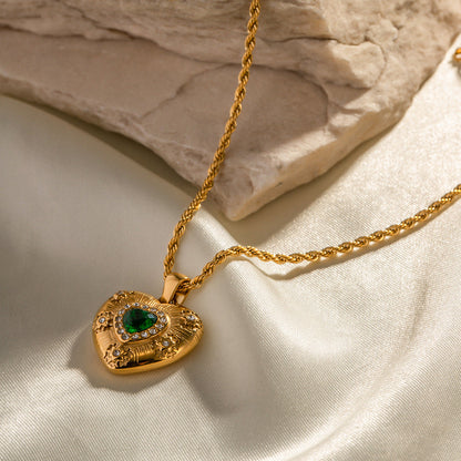 Caelus Gouden Hart Ketting