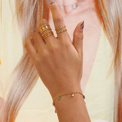 Josephine Edelstenen Armband