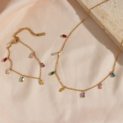 Josephine Edelstenen Ketting