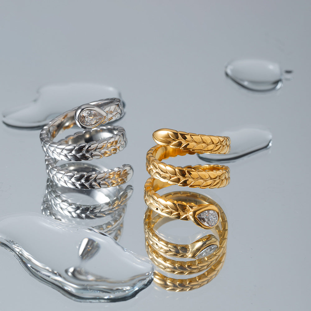 Davina Gouden Serpent Ring