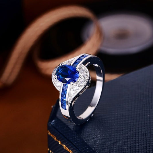 Saffieren Flow Ring | Witgoud