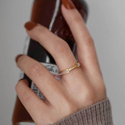 Gabrielle Diamanten Simulant Gouden Ring