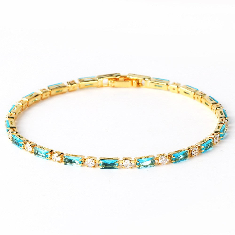 Natuurlijke Turkoois Steen Armband | Goud