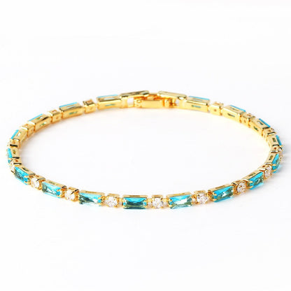 Natuurlijke Turkoois Steen Armband | Goud