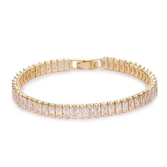 Vertéa Tennisarmband | Goud