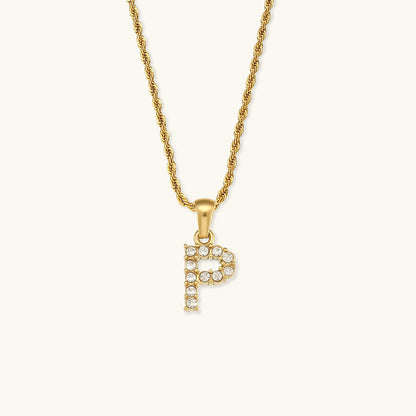Maeve Letter Initiaal Diamanten Ketting