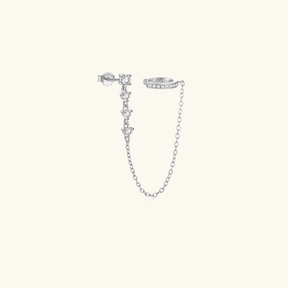 Audra Ketting Cuff Oorbel