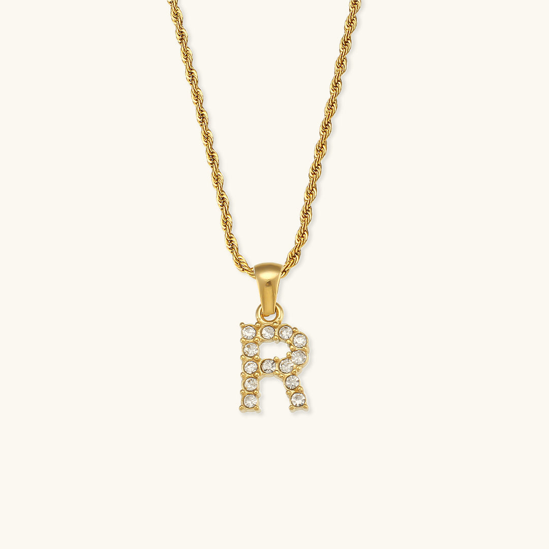 Maeve Letter Initiaal Diamanten Ketting