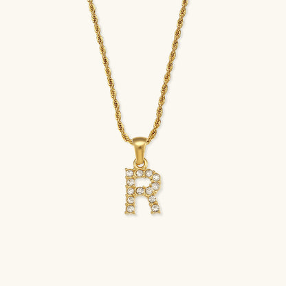 Maeve Letter Initiaal Diamanten Ketting