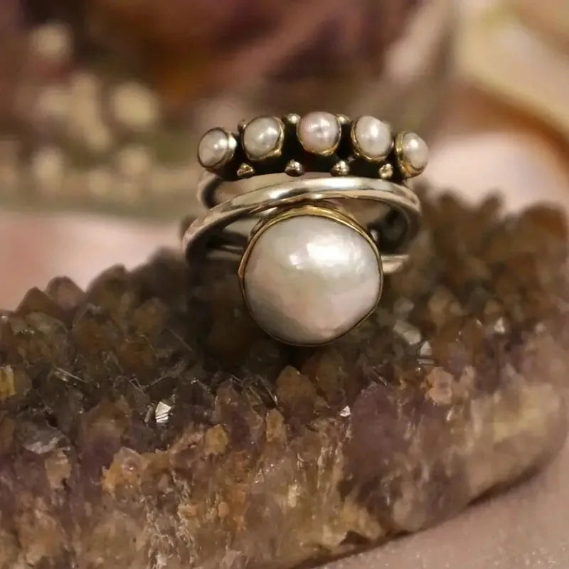 Parel Stacking Ringen Set