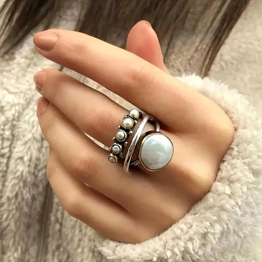 Parel Stacking Ringen Set