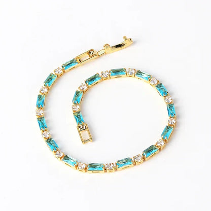 Natuurlijke Turkoois Steen Armband | Goud