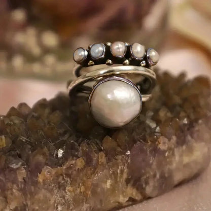 Parel Stacking Ringen Set