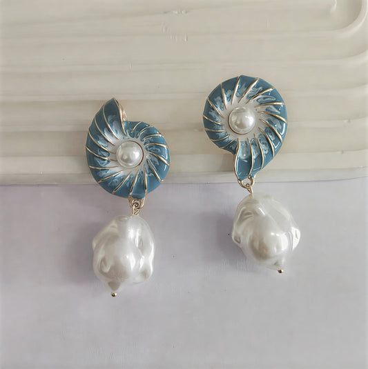 Seashell Parel Oorbellen