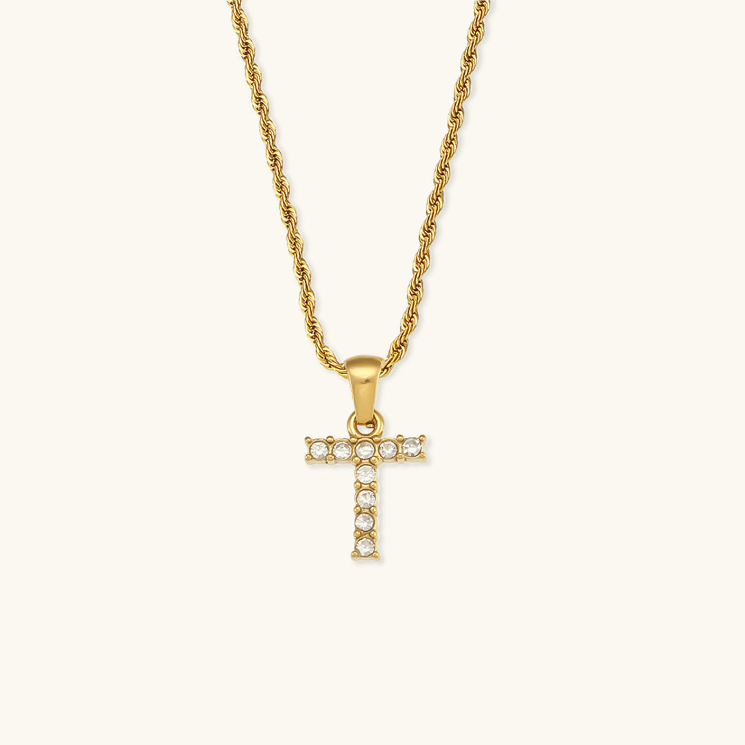 Maeve Letter Initiaal Diamanten Ketting
