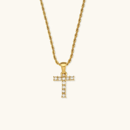 Maeve Letter Initiaal Diamanten Ketting