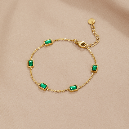 Trinity Emerald Armband