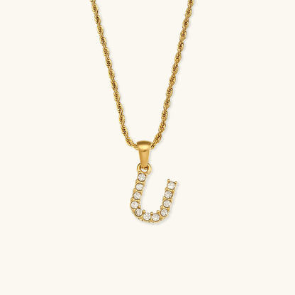 Maeve Letter Initiaal Diamanten Ketting