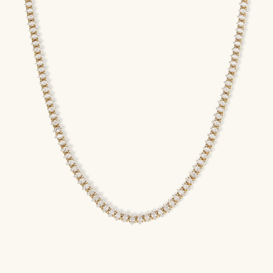 Wisteria Diamanten Tennisketting