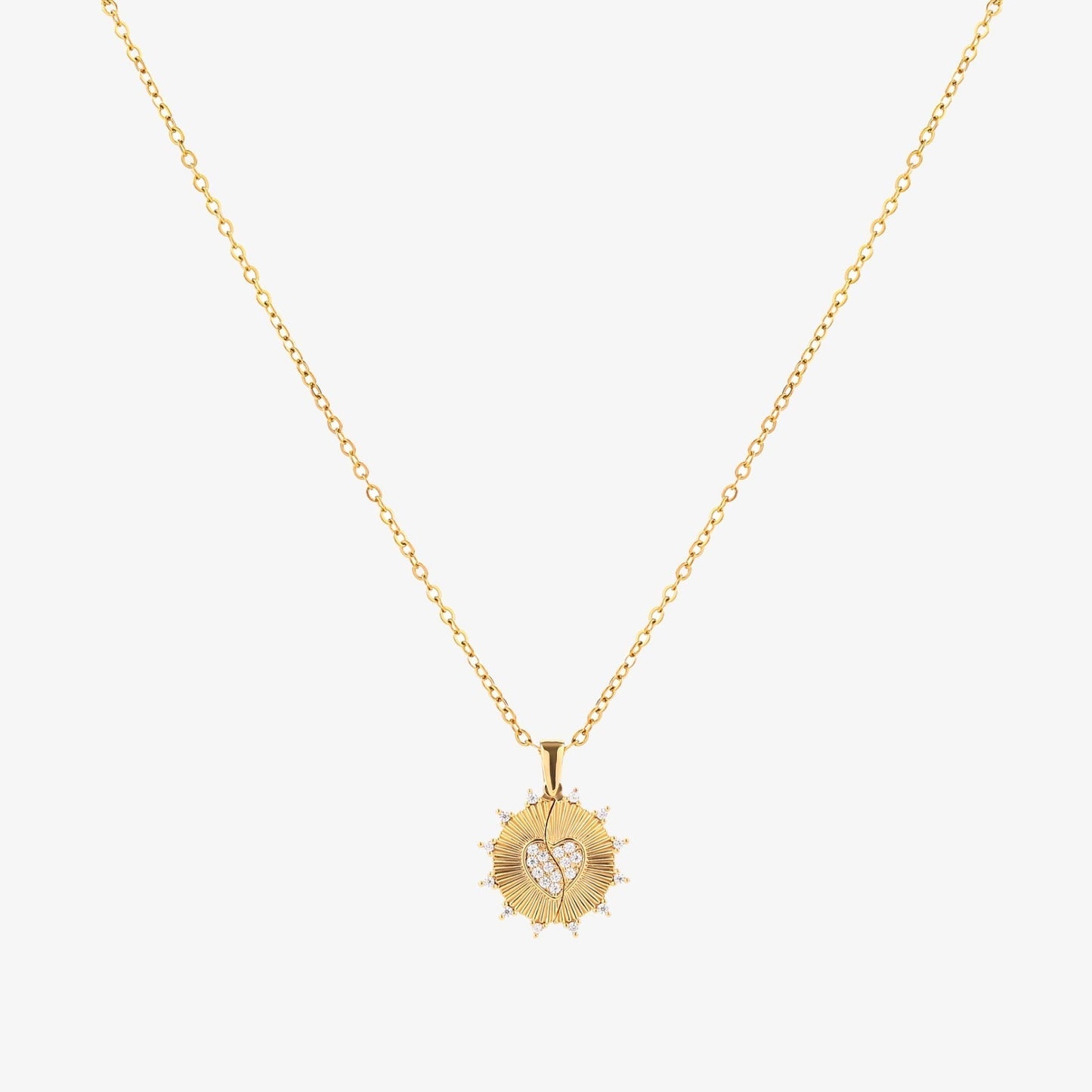 Sunray Liefde Ketting | Goud
