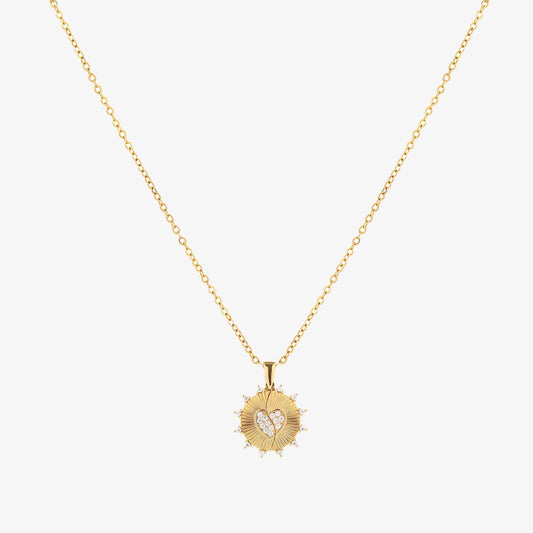 Sunray Liefde Ketting | Goud