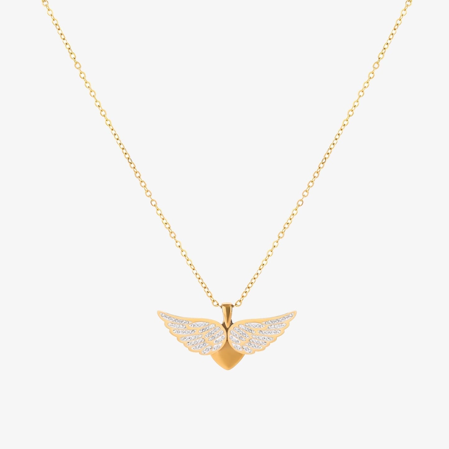 Soaring Engel Wings Ketting | Goud