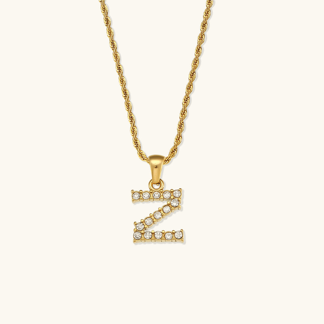 Maeve Letter Initiaal Diamanten Ketting