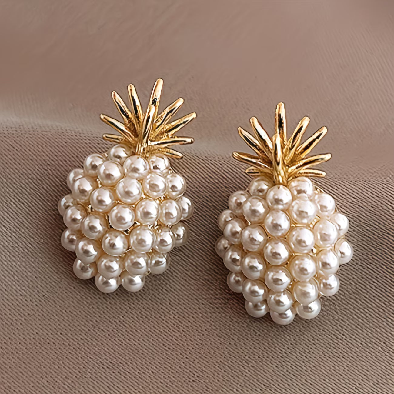Parel Pineapple Oorbellen
