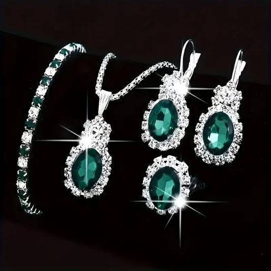Seloria Grevalyn Sieraad Set | Witgoud