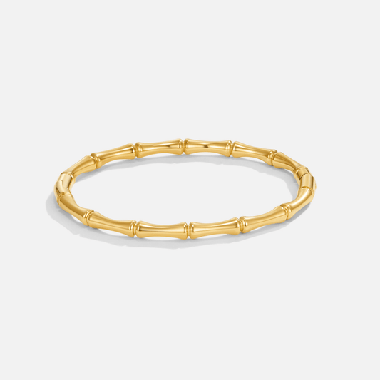 Ara Gouden Bamboe Bangle