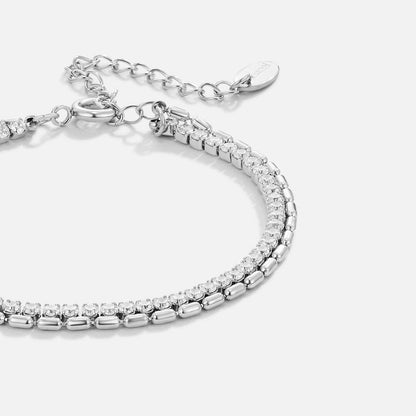 Arelia Kristallen Zilveren Armband