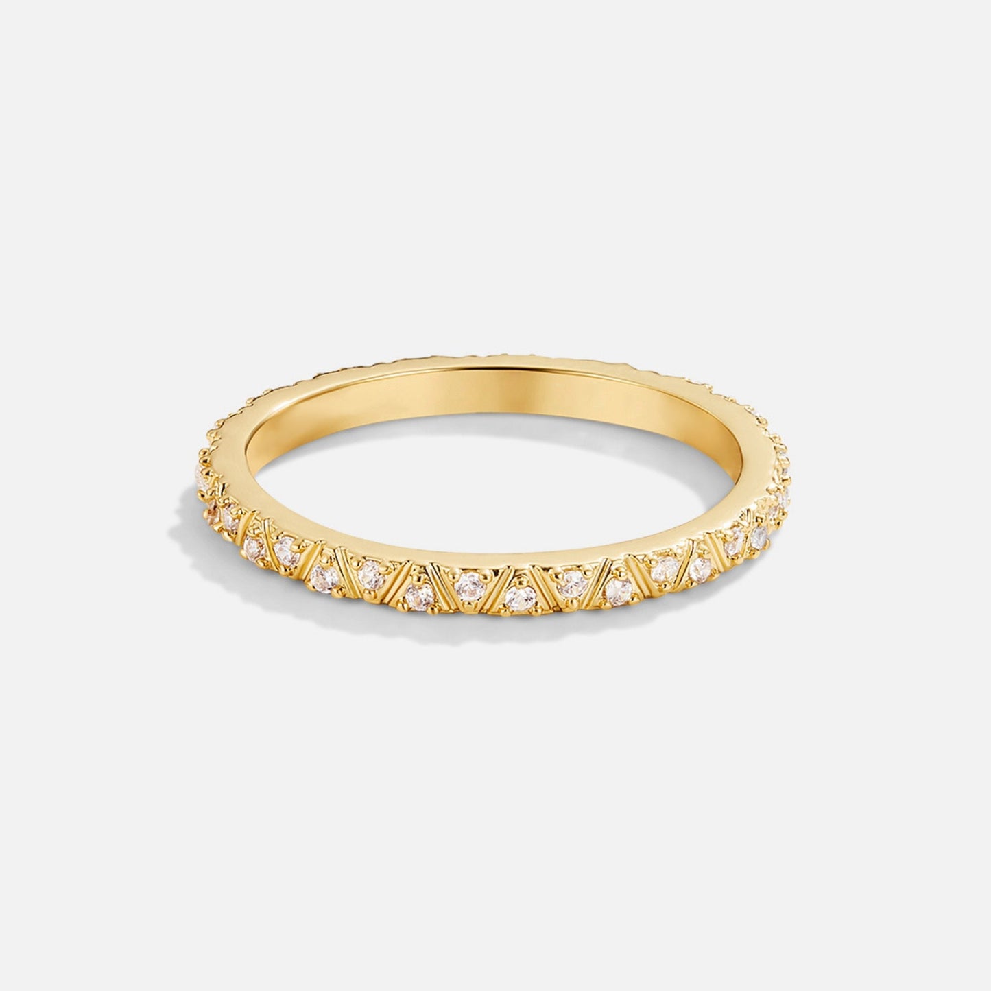 Arquette Gouden & Kristallen Ring