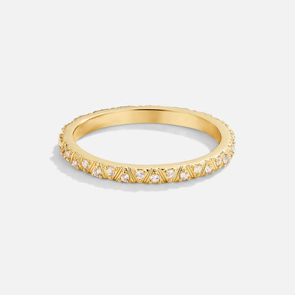 Arquette Gouden & Kristallen Ring