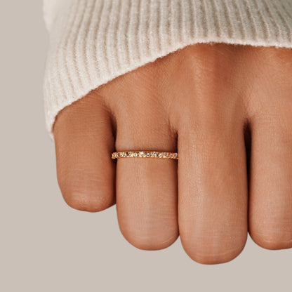 Arquette Gouden & Kristallen Ring